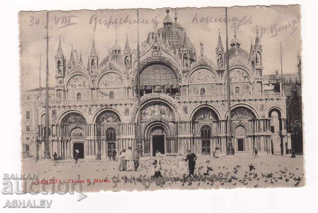 Italia - Veneția / vechi călător 1904 /
