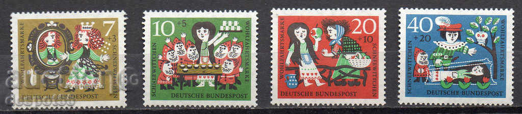 1962. FRG. Charity series. Snow White