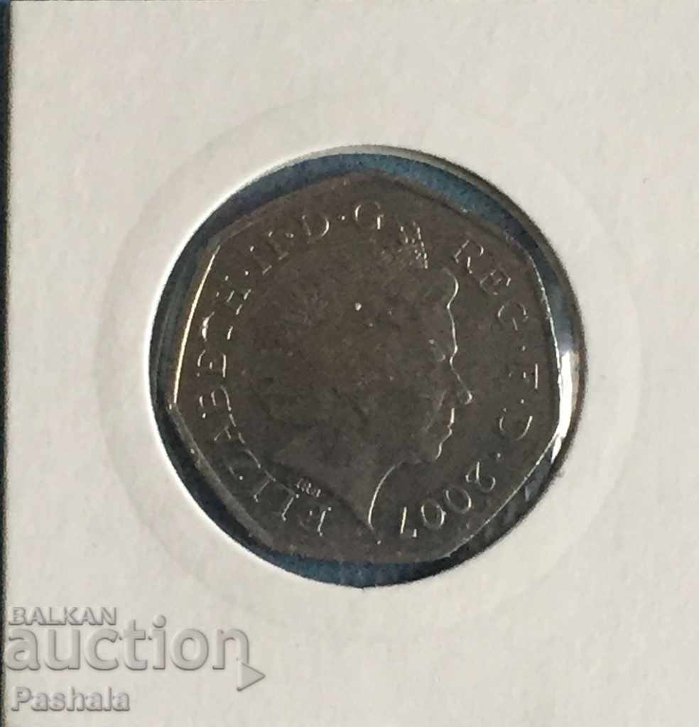 Великобритания 50 пенса 2007 г. с цена 8.00 лв. | € 4.09 Великобритания 50 пенса 2007 г. с цена 8.00 лв. | € 4.09
