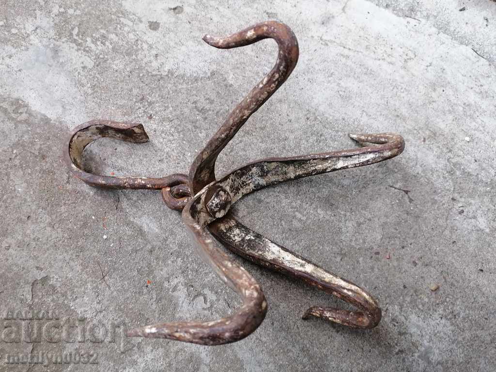 Εκδορά άγκιστρο, άγκιστρο, σφυρήλατο σίδηρο - 6 Εκδορά άγκιστρο, άγκιστρο, σφυρήλατο σίδηρο - 6