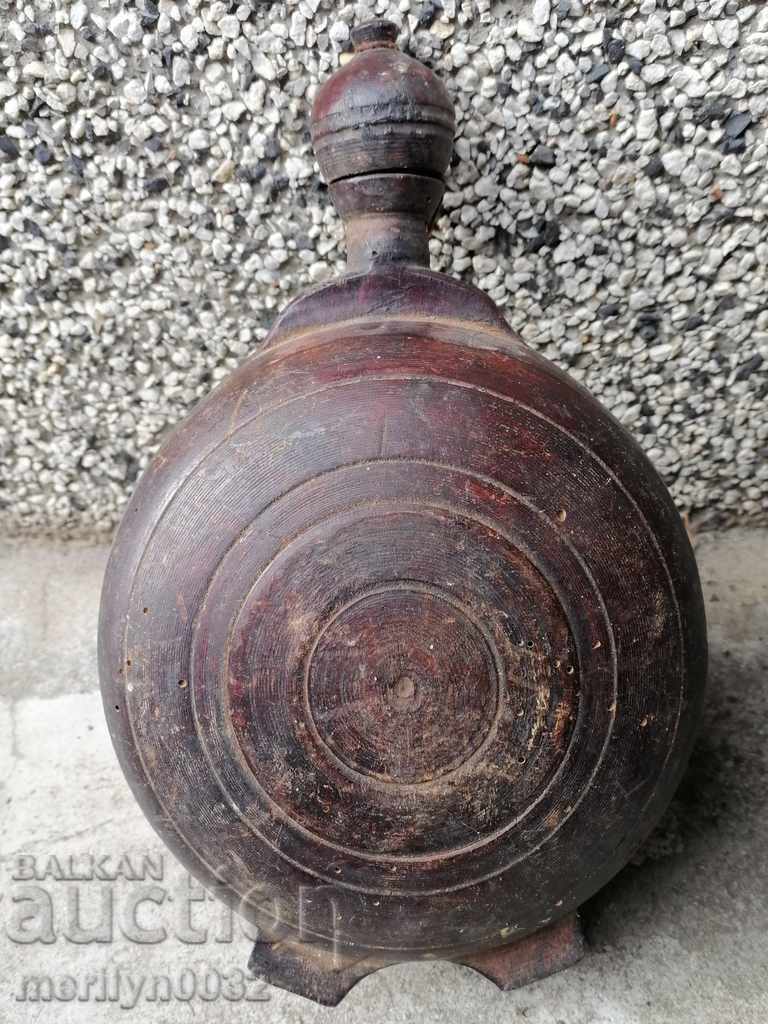 Old wooden vase, wooden bucket, wooden beetle with price 84.00 BGN | € 42.95 Old wooden vase, wooden bucket, wooden beetle with price 84.00 BGN | € 42.95