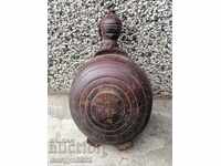 Veche butelie din lemn, butoi, butoi din lemn de lemn