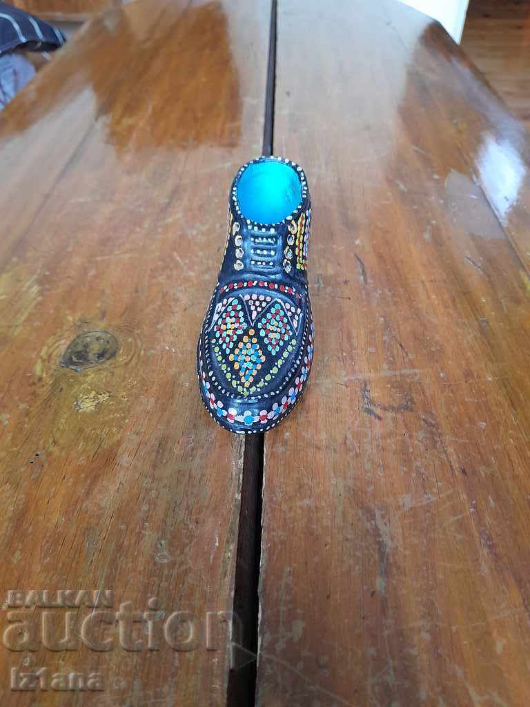Old ceramic shoe, decoration with price 12.00 BGN | € 6.14