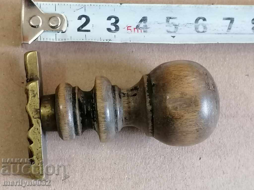 Livrarea Veche pecete de bronz, monogramă, Regatul Bulgariei