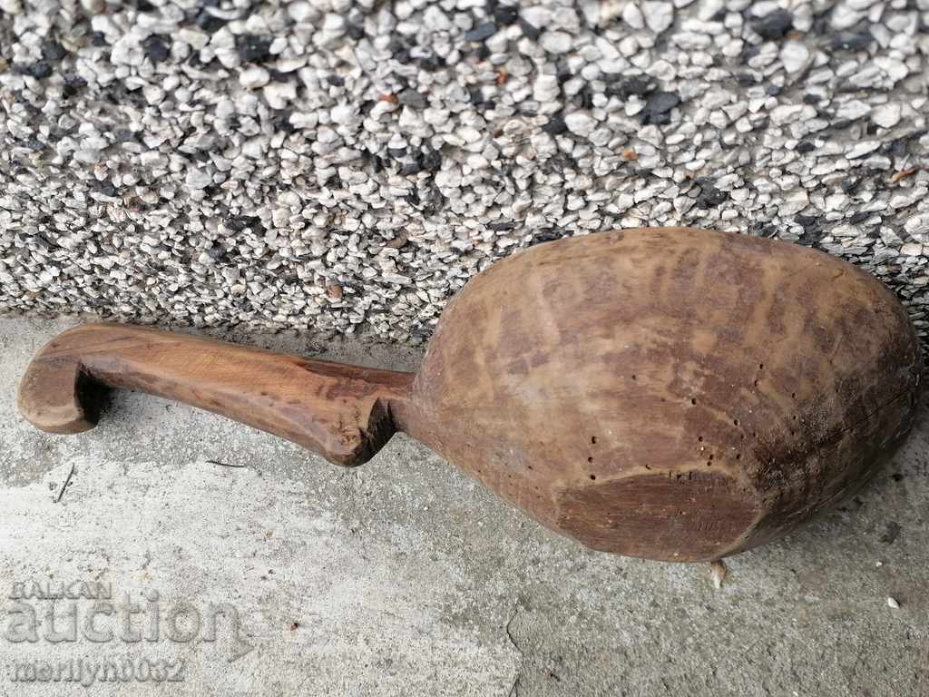 Παράδοση Πολλά παλιά ξύλινη κουτάλα, κουτάλα, ξύλινο