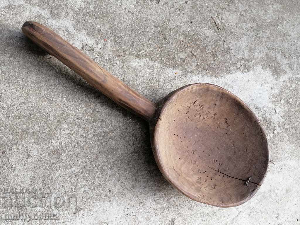 Πολλά παλιά ξύλινη κουτάλα, κουτάλα, ξύλινο - 7