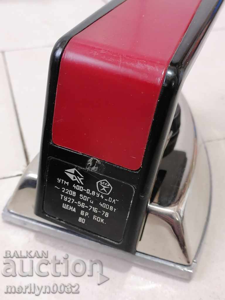 Delivery of Russian electric iron 1980 USSR Olympics Brand new Delivery of Russian electric iron 1980 USSR Olympics Brand new