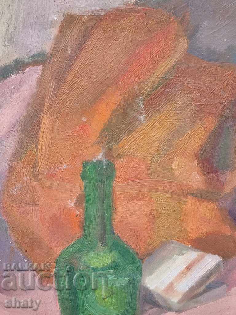 Auction Old oil painting on canvas. Auction Old oil painting on canvas.