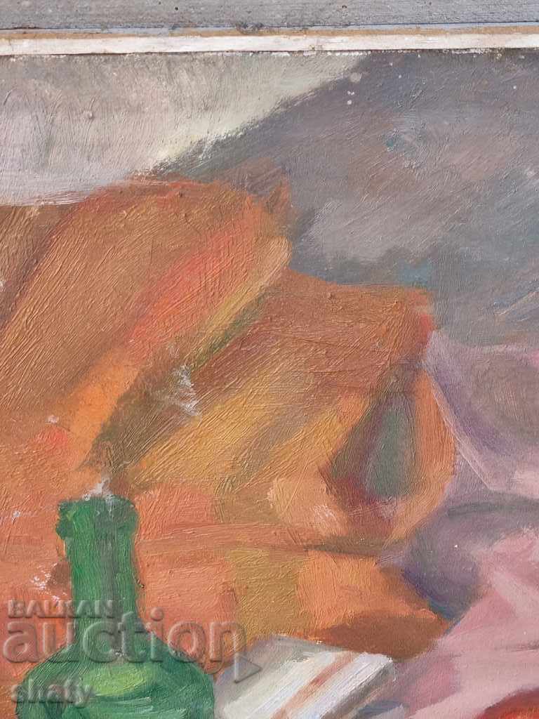 Old oil painting on canvas. - 5 Old oil painting on canvas. - 5