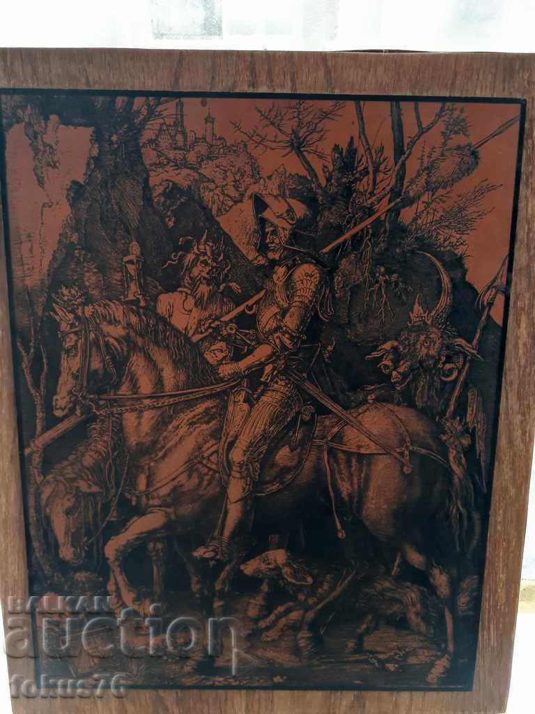 Παράδοση Ζωγραφική Χαλκογραφία Ιππότης του Διαβόλου Θανάτου του Άλμπρεχτ Ντύρερ Παράδοση Ζωγραφική Χαλκογραφία Ιππότης του Διαβόλου Θανάτου του Άλμπρεχτ Ντύρερ