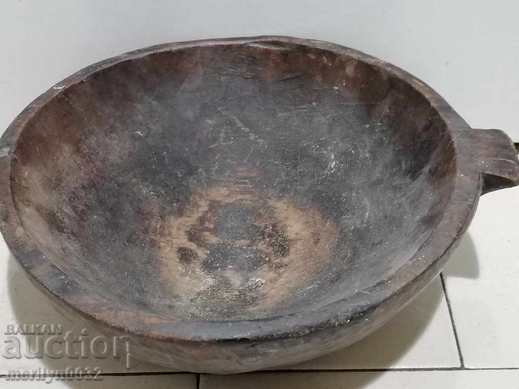 Wooden bowl bowl mortar bowl wooden primitive - 5 Wooden bowl bowl mortar bowl wooden primitive - 5