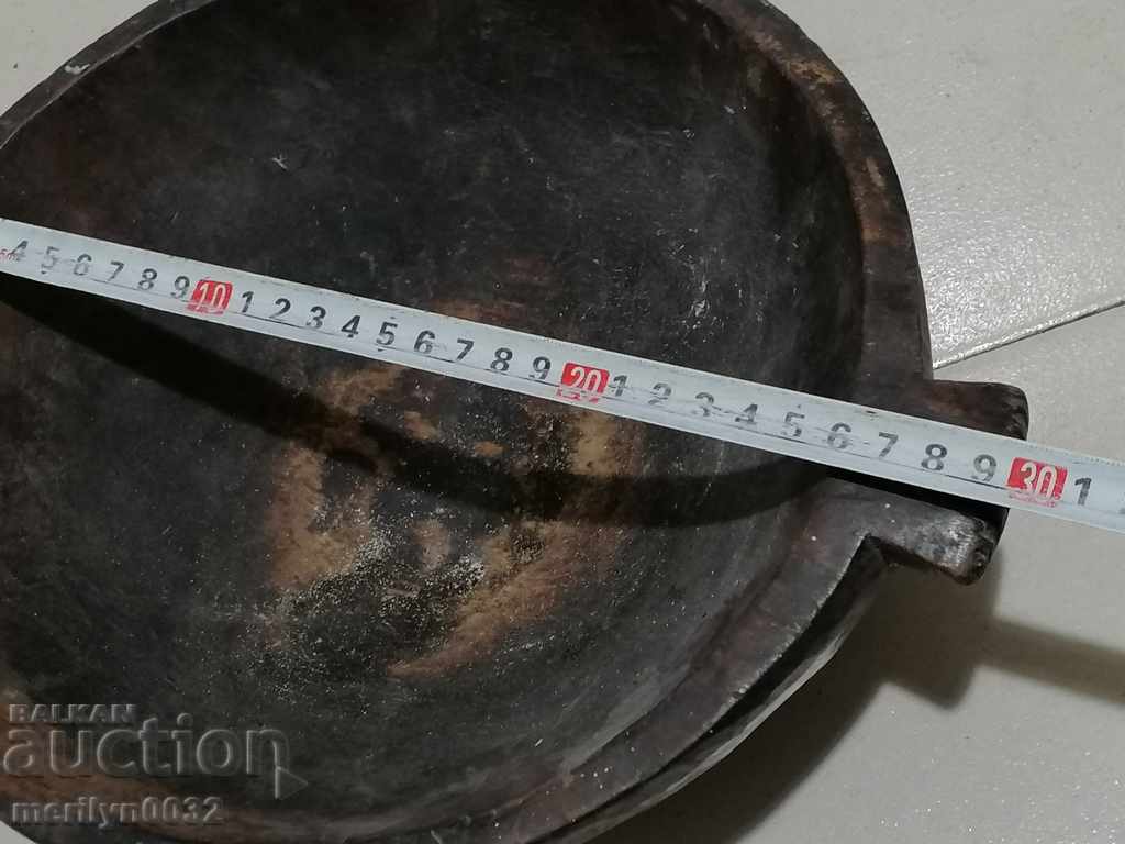 Wooden bowl bowl mortar bowl wooden primitive - 6 Wooden bowl bowl mortar bowl wooden primitive - 6