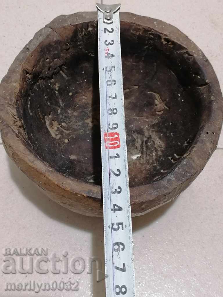 Delivery of Wooden bowl bowl mortar flask bowl wooden primitive Delivery of Wooden bowl bowl mortar flask bowl wooden primitive