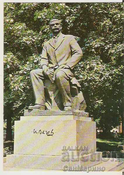 Κάρτα Βουλγαρία Σόφια Το μνημείο του Ιβάν Βάζοφ 1 *
