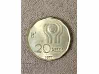 Argentina 20 pesos 1977 SPF ‘78