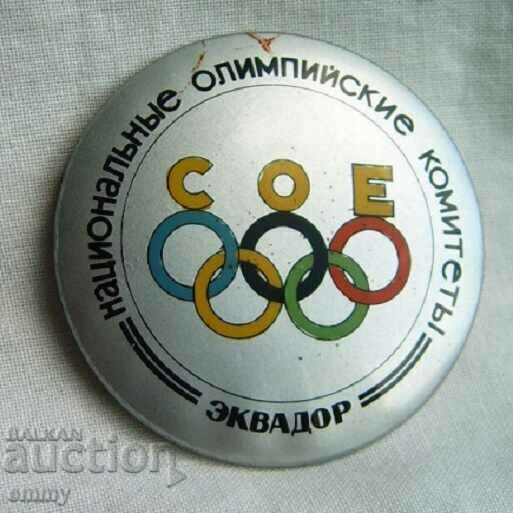 Badge National Olympic Committee of Ecuador
