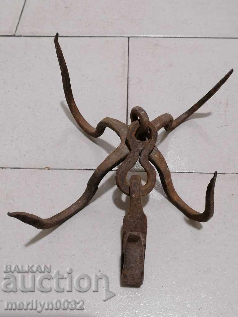 Hook, scraper, wrought iron - 6 Hook, scraper, wrought iron - 6
