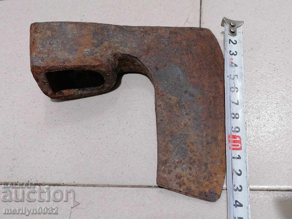 An old ax shaft tool wrought iron - 6 An old ax shaft tool wrought iron - 6