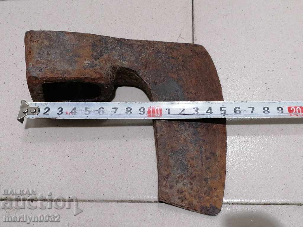 An old ax shaft tool wrought iron - 7 An old ax shaft tool wrought iron - 7