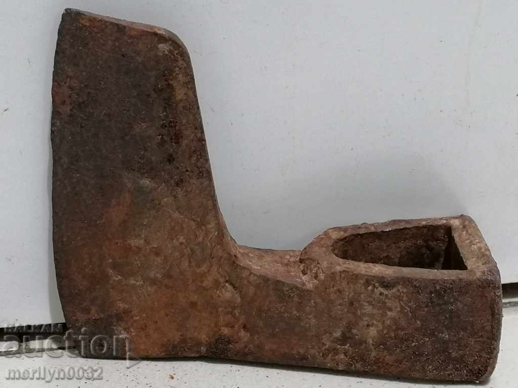 Auction An old ax shaft tool wrought iron Auction An old ax shaft tool wrought iron