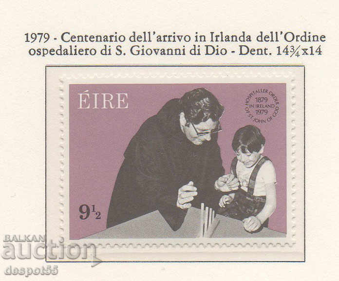 1979. Eire. 100 years since the activity of the Order of St. John of God