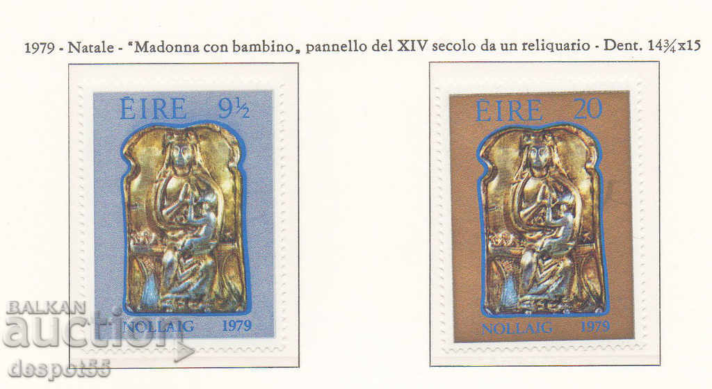 1979. Eire. Χριστουγεννιάτικα γραμματόσημα.