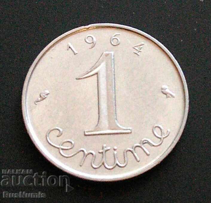 Γαλλία. 1 cent 1964