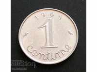 Γαλλία. 1 cent 1964
