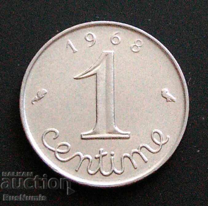 France. 1 centimum 1968