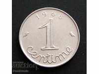 Franţa. 1 cent 1968