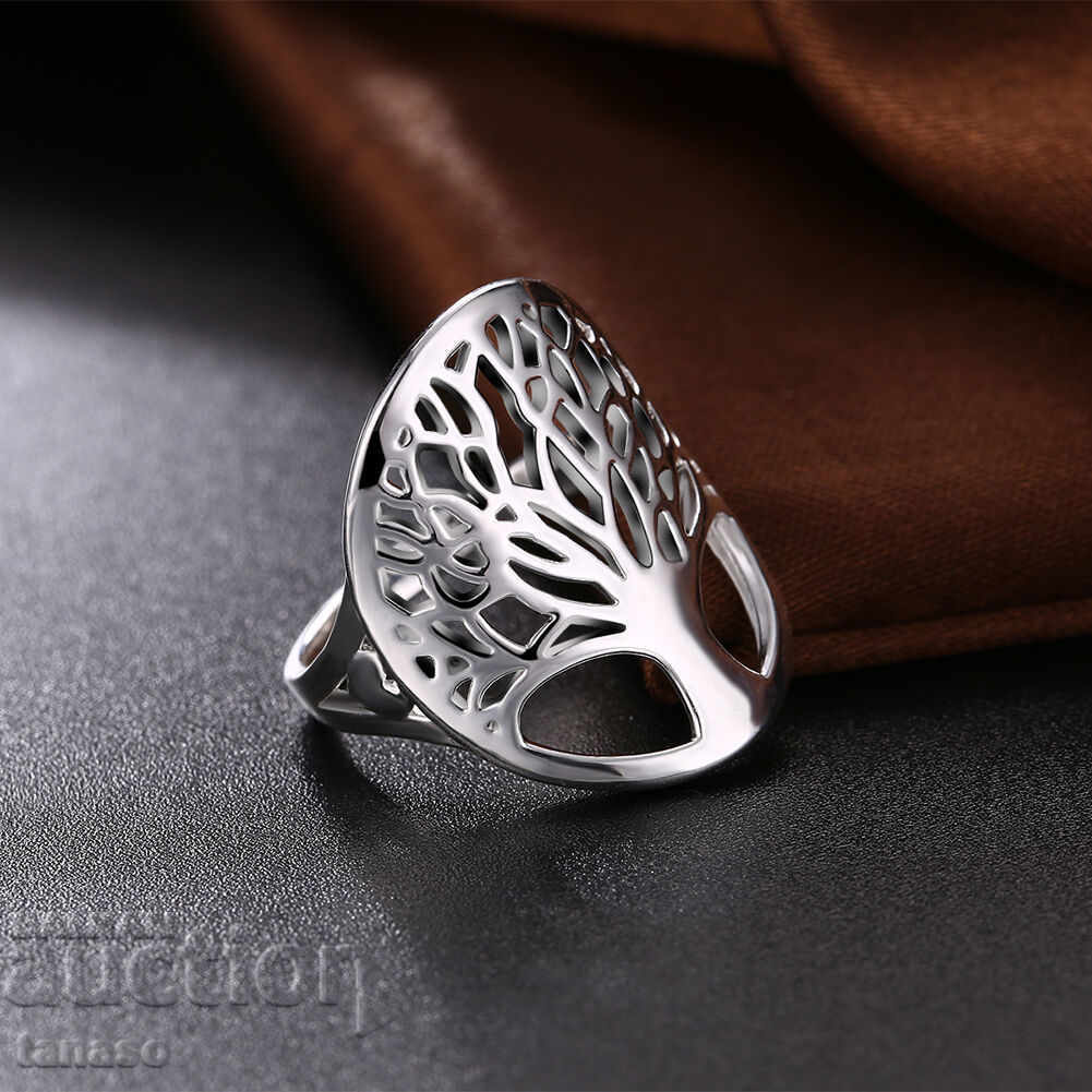 Auction  Ring "Tree of Life", silver-plated