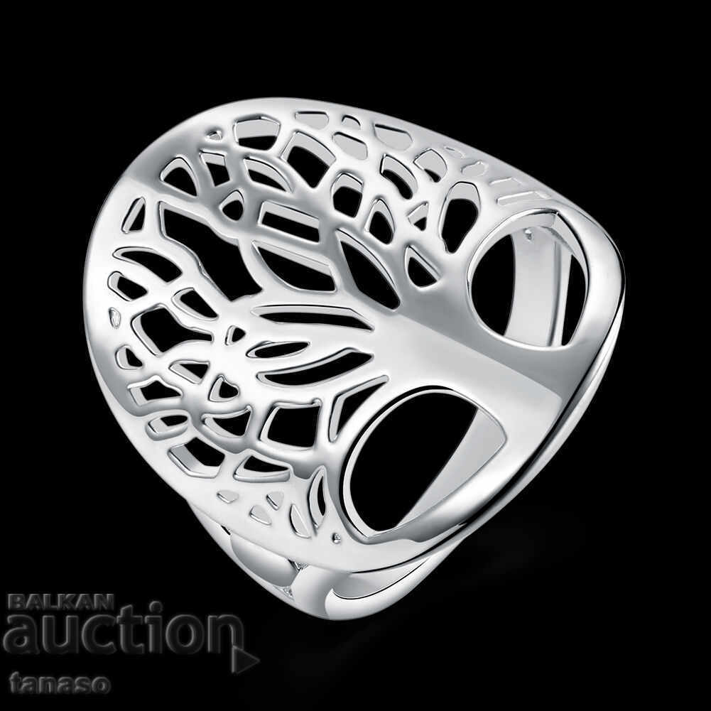 Ring "Tree of Life", silver-plated - 5