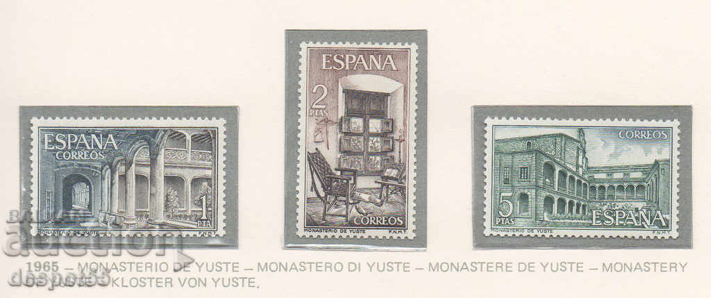 1965. Spain. Monasteries and abbeys.