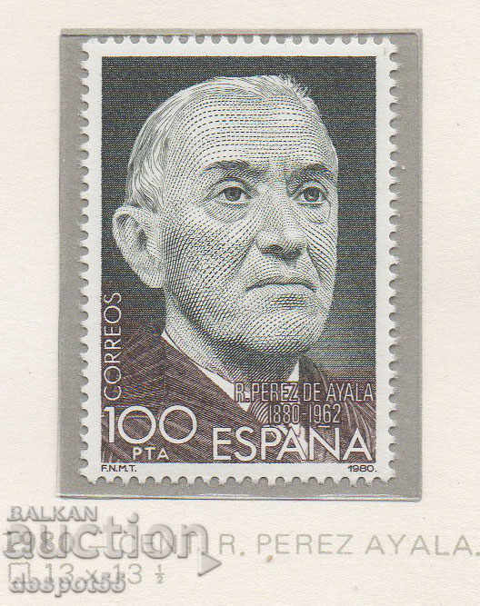 1980. Испания. 100 год. от рождението на Рамон Перес де Аяла