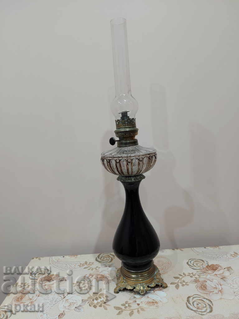 lampă cu gaz Franța secolului XIX