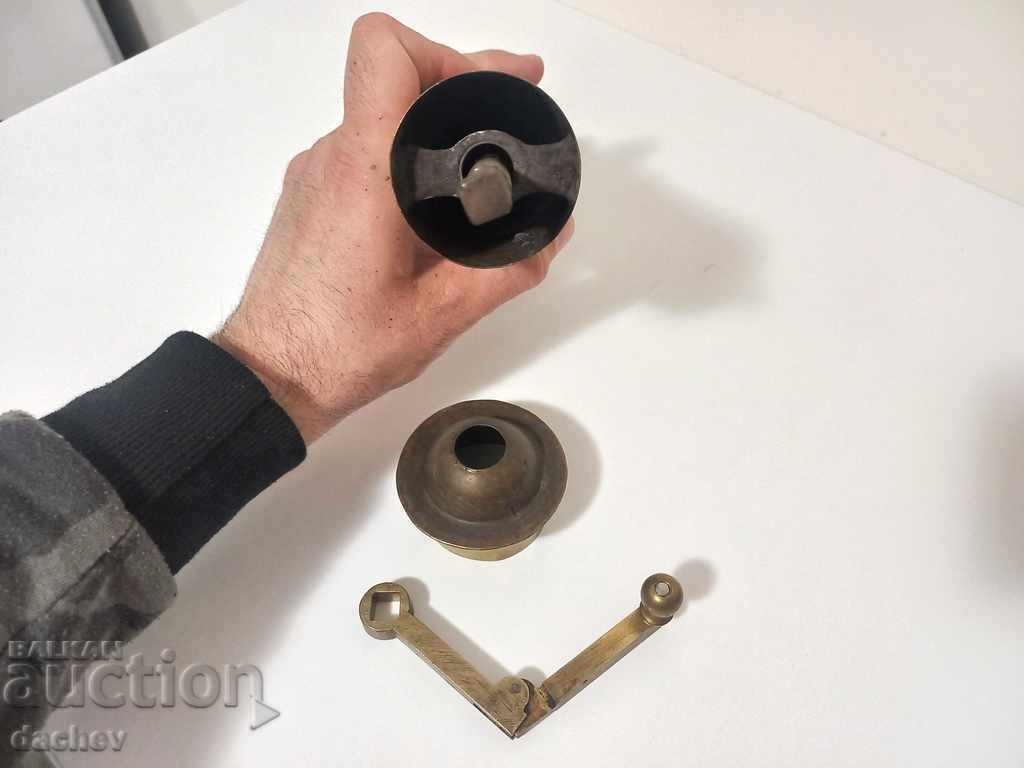 Old Ottoman bronze grinder for coffee grinder 1902 - 6 Old Ottoman bronze grinder for coffee grinder 1902 - 6