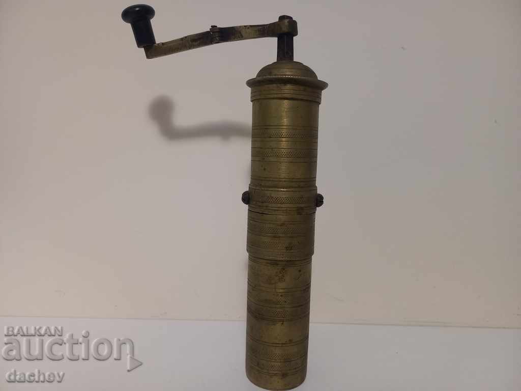 Rasnita otomana veche din bronz pentru rasnita cafea tugra TUGRI