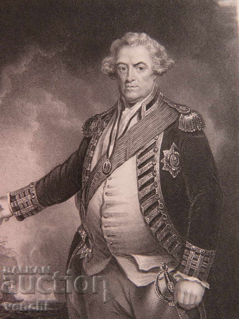 Auction  1880 - ENGRAVING - Adam Duncan, 1st Viscount - ORIGINAL