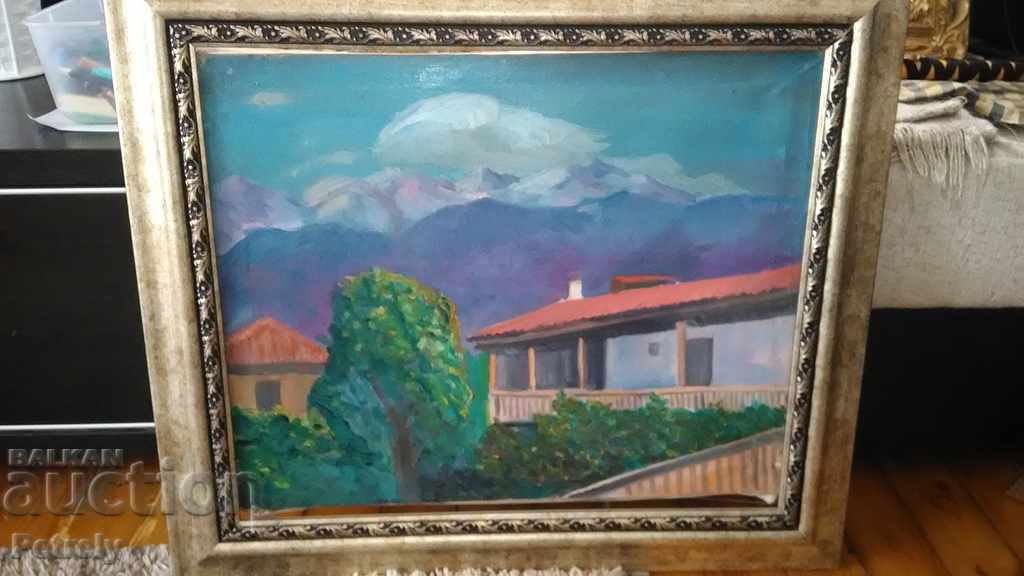 Old oil painting