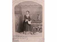 1860 - GRAVURA - SHAKESPEARE - ORIGINAL