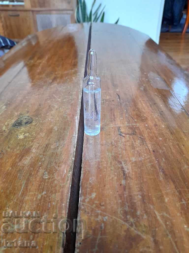 Old ampoule of Calcium Old ampoule of Calcium