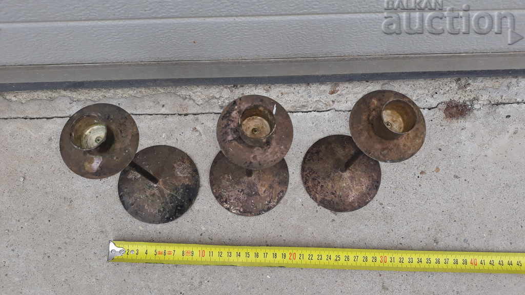 RETRO VINTAGE silver plated candlesticks candlestick lot with price 31.00 BGN | € 15.85 RETRO VINTAGE silver plated candlesticks candlestick lot with price 31.00 BGN | € 15.85