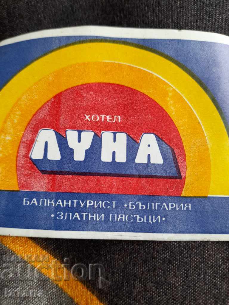 Παλιό αυτοκόλλητο Hotel Luna, Golden Sands, Balkantourist με τιμή 12.00 BGN | € 6.14 Παλιό αυτοκόλλητο Hotel Luna, Golden Sands, Balkantourist με τιμή 12.00 BGN | € 6.14