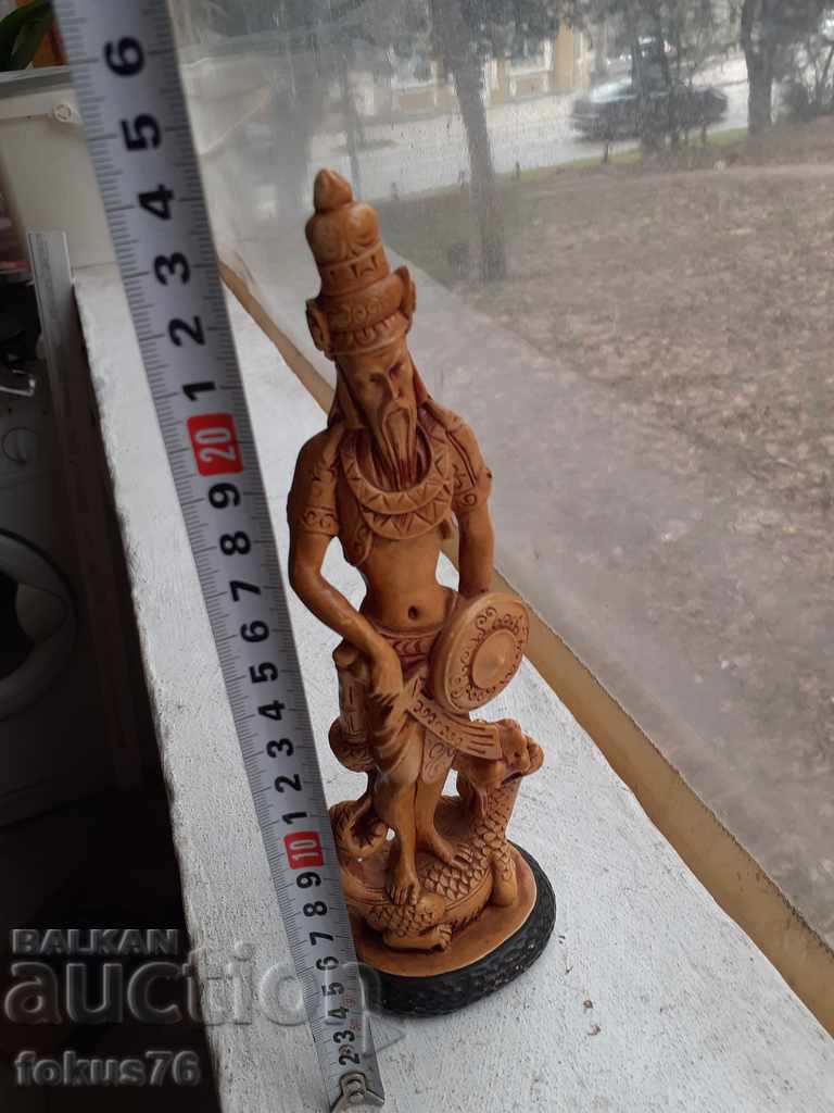 Old statuette of Chinese figure paste resin - 7 Old statuette of Chinese figure paste resin - 7