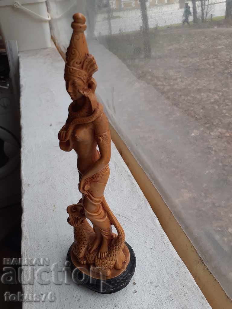 An old statuette of a Chinese figure paste resin - 6 An old statuette of a Chinese figure paste resin - 6