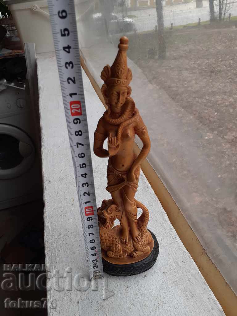 An old statuette of a Chinese figure paste resin - 7 An old statuette of a Chinese figure paste resin - 7