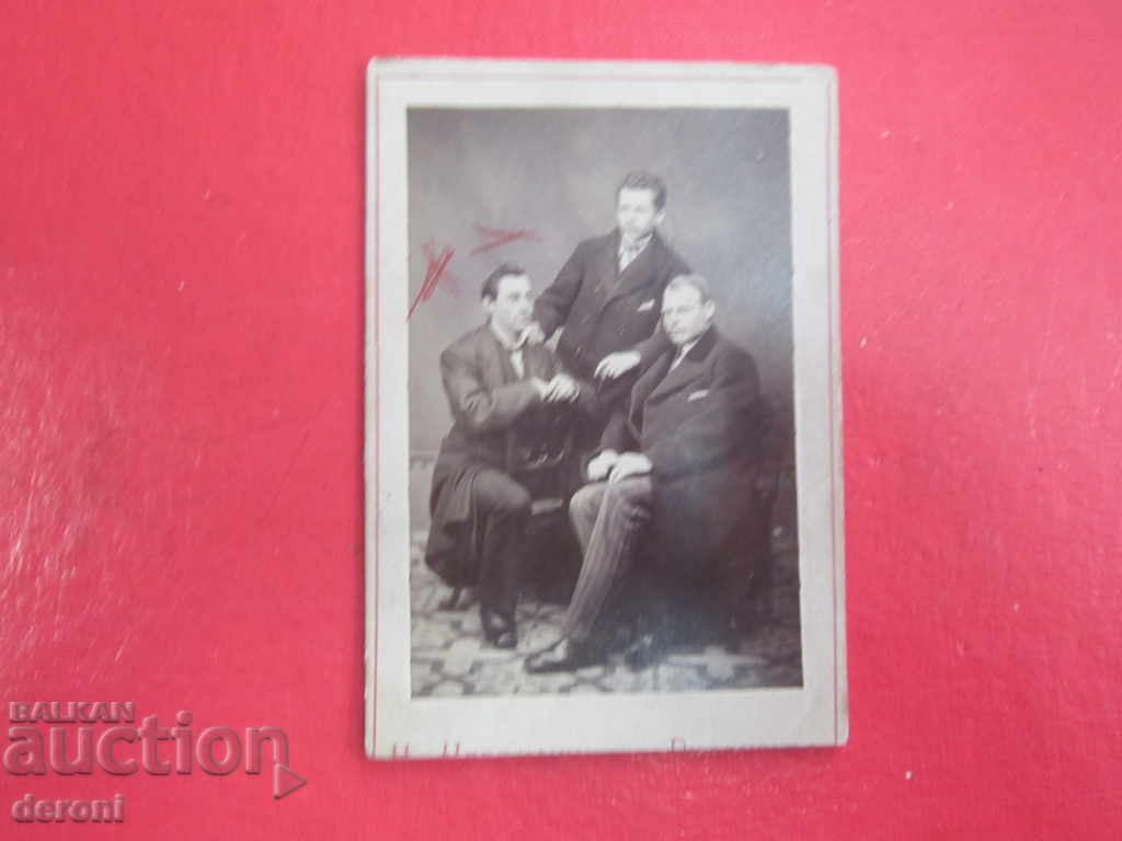 Auction Old picture on thick cardboard A Auction Old picture on thick cardboard A