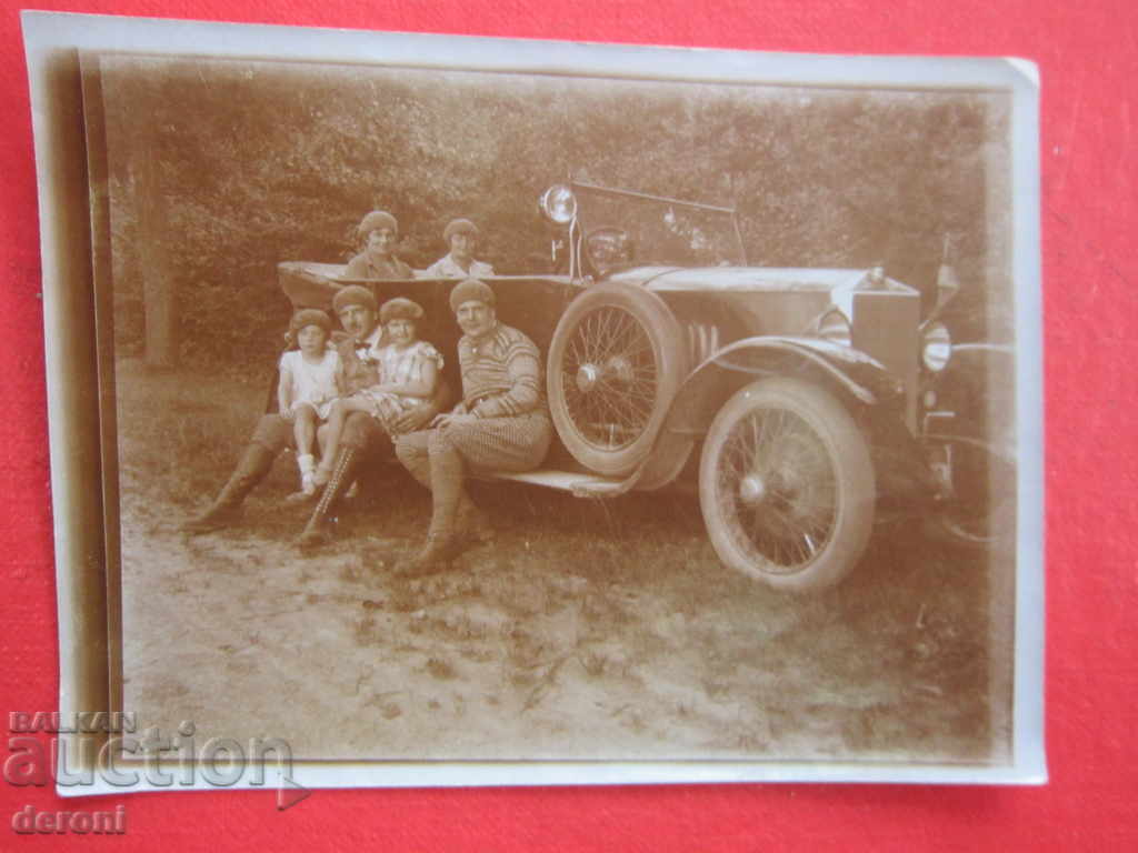 Auction Old photo card car 8 Auction Old photo card car 8