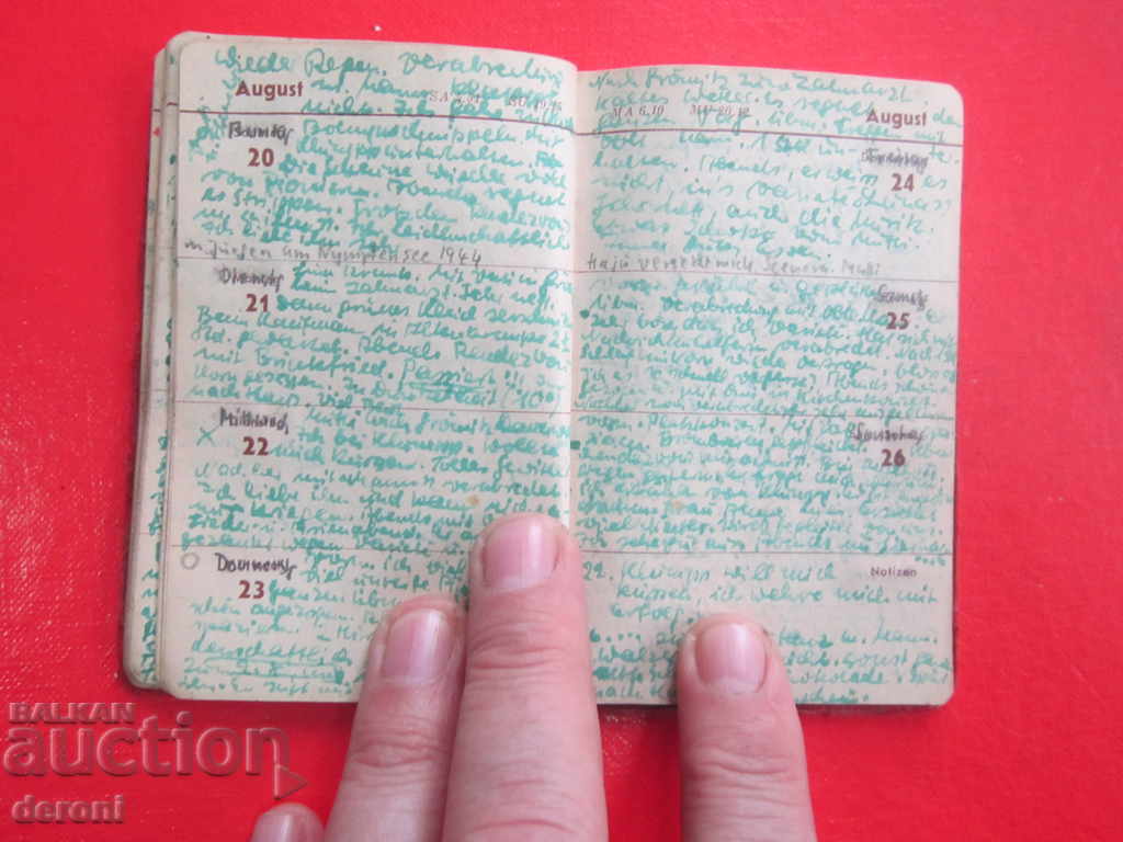 Delivery of Old diary calendar 3 Reich 1944 Delivery of Old diary calendar 3 Reich 1944