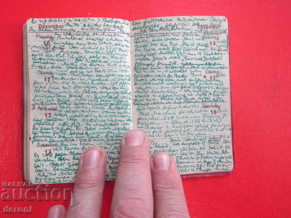 Old diary calendar 3 Reich 1944 - 5 Old diary calendar 3 Reich 1944 - 5